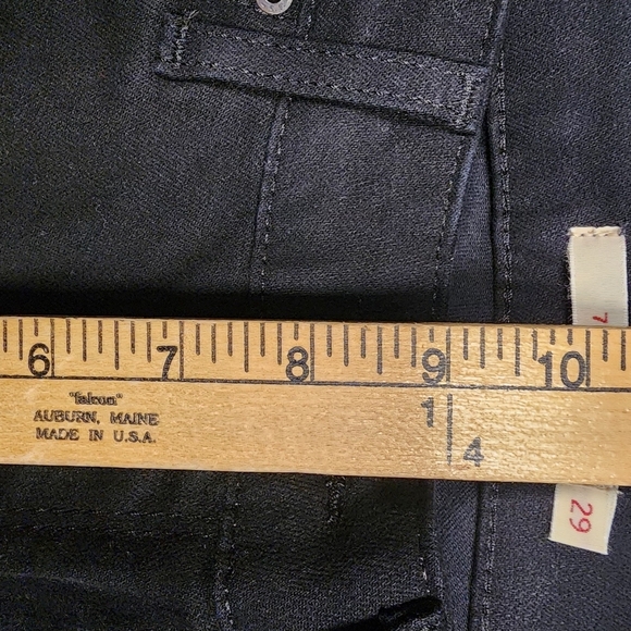 Levi's Black 711 Skinny Denim Jeans Size  W29 L32 - Picture 11 of 12